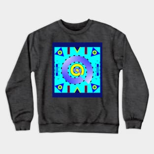 Multicolored strokes and shapes Crewneck Sweatshirt